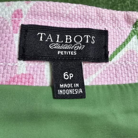 TALBOTS | 100% COTTON WOVEN CANVAS SLEEVELESS PENCIL DRESS - Picture 14 of 15
